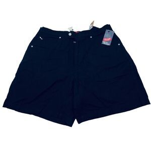 Venezia Jeans Women's Size 20 Black Mid Rise Shorts Summer Casual Lightweight